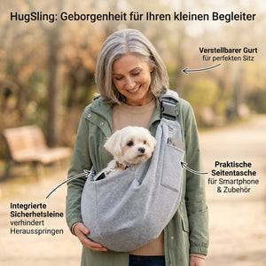 HugSling – Ergonomische Hunde-Tragetasche