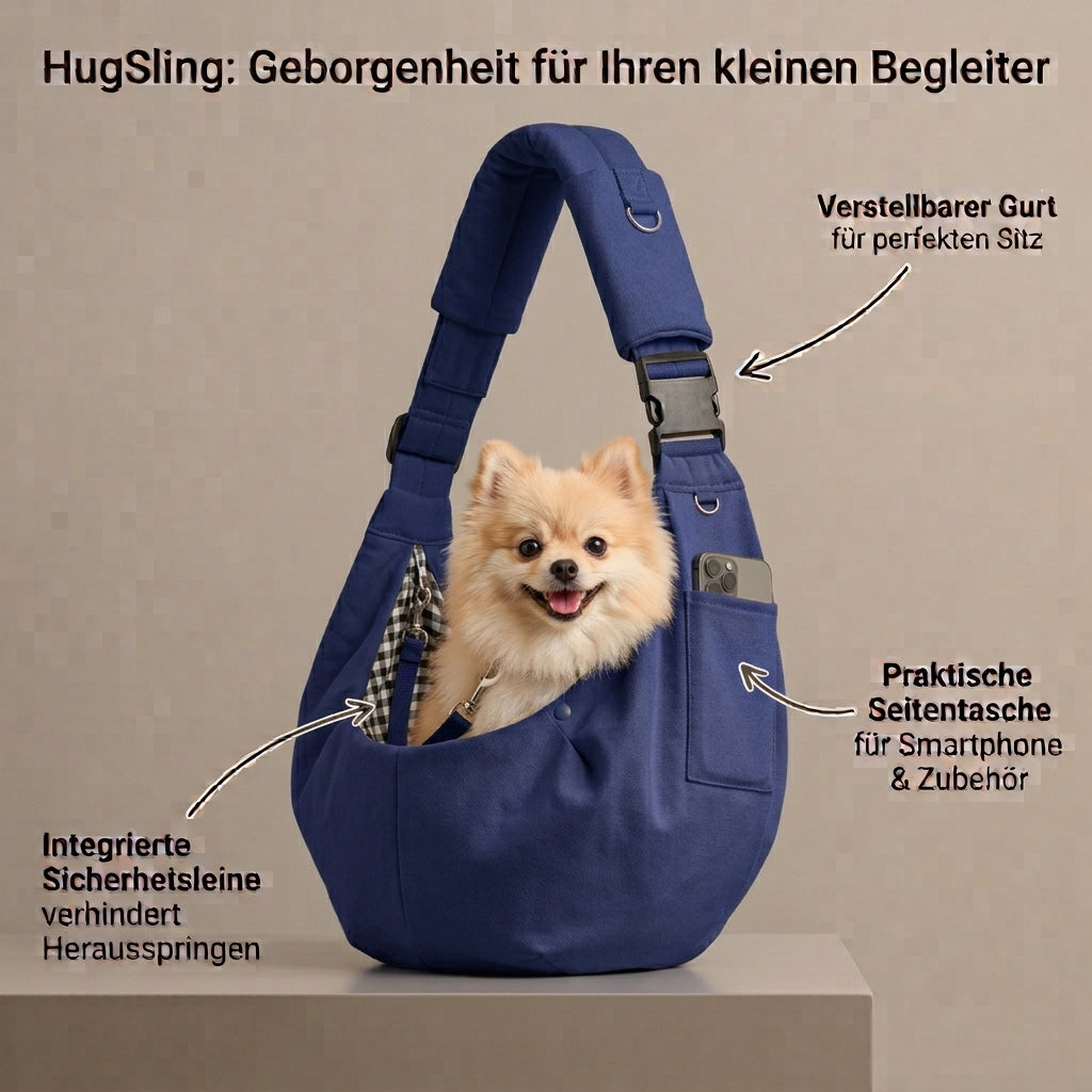 HugSling – Ergonomische Hunde-Tragetasche